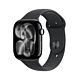Apple Watch Series 11 GPS - Cassa in Alluminio Jet Black con Sport Band Nero - M/L