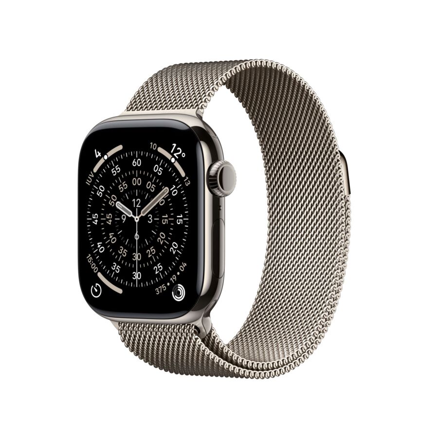 Apple Watch Series 11 GPS + Cellular 42mm Cassa Titanio con Loop in maglia Milanese