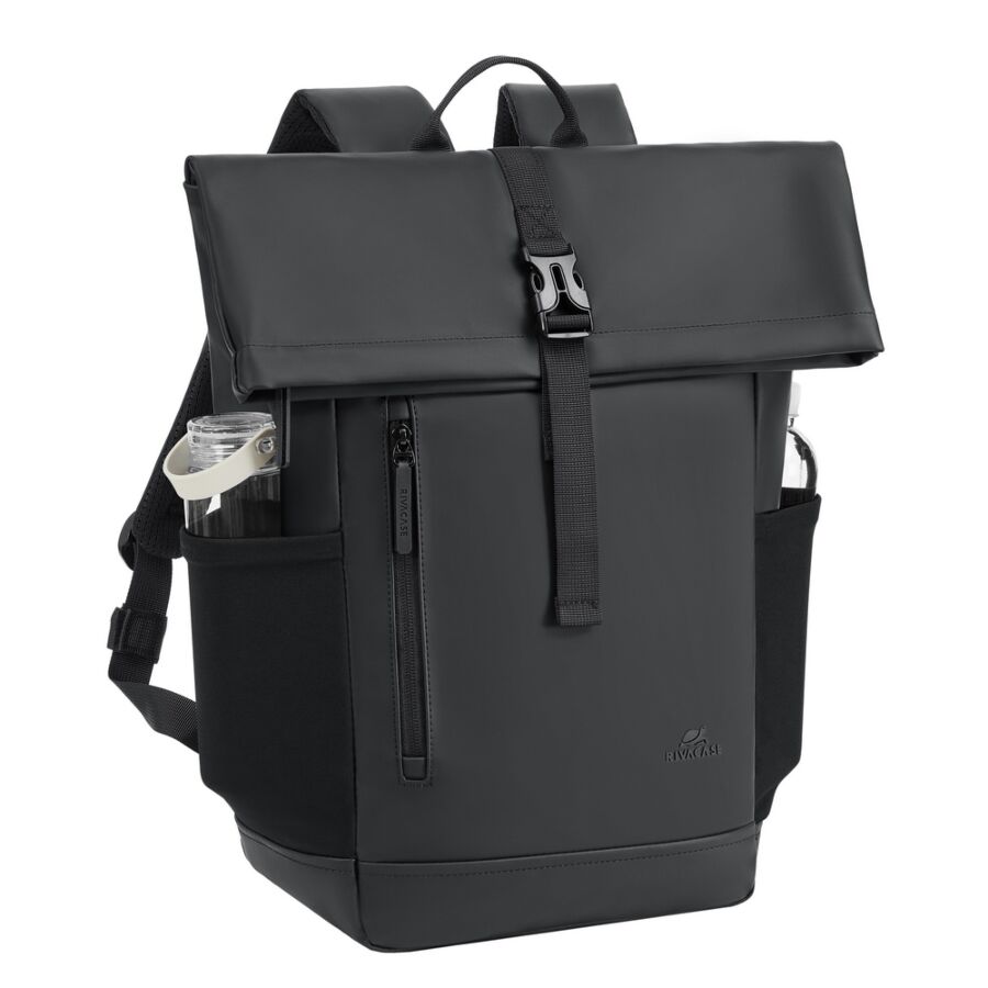 Zaino Roll Top 14" nero Rivacase Eden 7826