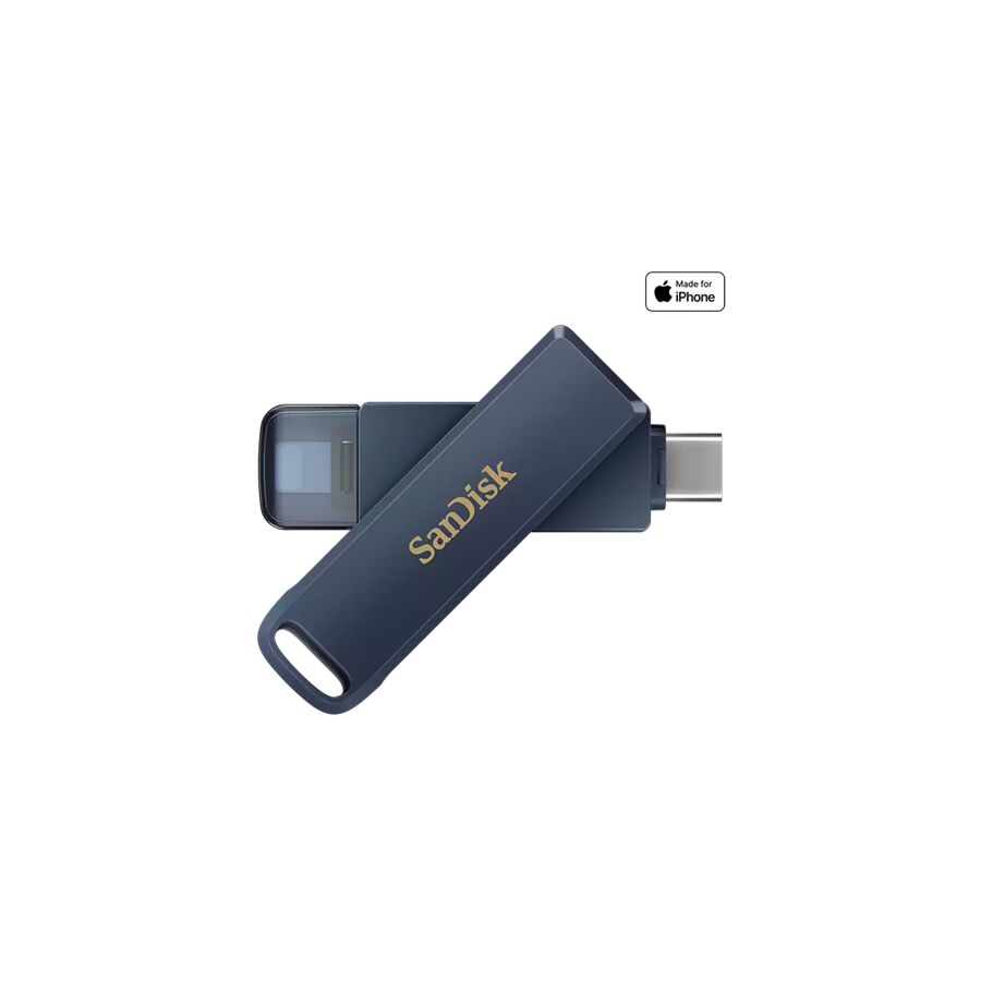 Chiavetta SanDisk da 128GB per iPhone - compatibile USB-C e Lightning