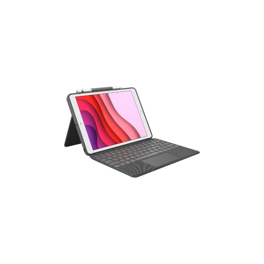 Custodia Combo Touch con tastiera retroilluminata e rimovibile con trackpad e Smart Connector per iPad 7a/8a/9a generazione