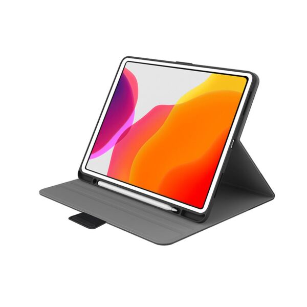 Custodia per iPad 12,9" con supporto integrato per Apple Pencil - Tekview Slimline - Nero